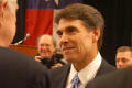 Photograph: [Greeting Rick Perry]