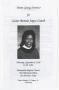 Primary view of [Funeral Program for Bennie Joyce Coach, September 9, 1999]