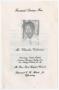 Thumbnail image of item number 1 in: '[Funeral Program for Charles Coleman, October 8, 1981]'.