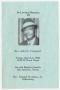 Pamphlet: [Funeral Program for John W. Crawford, March 4, 1988]