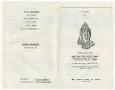 Thumbnail image of item number 3 in: '[Funeral Program for Otis Davis, June 12, 1981]'.