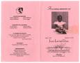 Thumbnail image of item number 3 in: '[Funeral Program for Joyce LaGail Doxie, September 16, 1995]'.