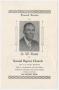Thumbnail image of item number 1 in: '[Funeral Program for G. W. Dunn, June 7, 1963]'.