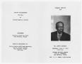 Thumbnail image of item number 3 in: '[Funeral Program for Henry Gardner, July 9, 1987]'.