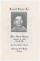 Primary view of [Funeral Program for Viola Gaskin, August 14, 1981]