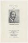 Primary view of [Funeral Program for Charles Grant, January 11, 1979]