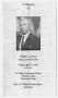Pamphlet: [Funeral Program for Floyd L. Green, April 21, 1995]