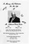 Pamphlet: [Funeral Program for Nathaniel Curtis Guster, February 20, 2004]