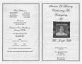 Thumbnail image of item number 3 in: '[Funeral Program for Joseph Hill, August 5, 2002]'.