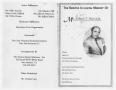 Thumbnail image of item number 3 in: '[Funeral Program for Alfred T. Hodge, Jr., August 3, 1998]'.
