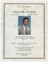 Pamphlet: [Funeral Program for Charles Julius Hornbeak, January 4, 2003]