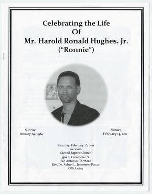 Primary view of object titled '[Funeral Program for Harold Ronald Hughes, Jr., February 26, 2011]'.