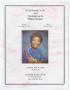 Primary view of [Funeral Program for Wilma Hunter, May 31, 2008]