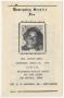 Pamphlet: [Funeral Program for Hattie Lewis, March 10, 1976]