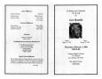 Thumbnail image of item number 3 in: '[Funeral Program for Leo Randle, February 2, 2006]'.