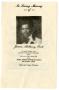 Primary view of [Funeral Program for James Anthony Scott, October 1, 1981]