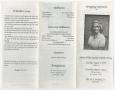 Thumbnail image of item number 3 in: '[Funeral Program for Willie Pauline Griffin Young, August 1, 1995]'.