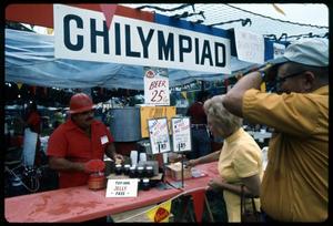 Primary view of object titled '[Chilympiad Food Booth]'.