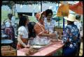 Photograph: [Costumed Hostesses in Gilmer Yamboree Booth]