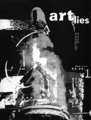 Primary view of object titled 'Art Lies, Volume 1, March 1994'.