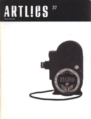 Primary view of object titled 'Art Lies, Volume 37, Winter 2002-2003'.
