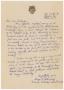 Letter: [Letter from George E. Pabinowitz to Eleanor Bodansky - October 21, 1…
