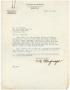 Letter: [Letter from E. R. Mugrage to Dr. Meyer Bodansky - March 15, 1941]