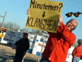 Thumbnail image of item number 1 in: '[Man with protest sign]'.