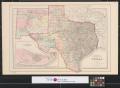 Map: County map of the state of Texas : showing also portions of the adjoi…