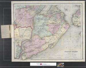 Primary view of object titled 'Map of Staten Island, Richmond County, State of New York.'.