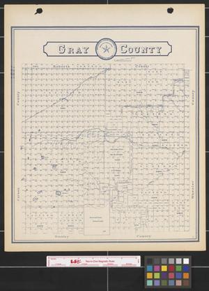Primary view of object titled 'Gray County.'.