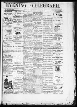 Primary view of object titled 'Evening Telegraph (Houston, Tex.), Vol. 36, No. 31, Ed. 1 Thursday, May 5, 1870'.