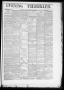 Thumbnail image of item number 1 in: 'Evening Telegraph (Houston, Tex.), Vol. 36, No. 71, Ed. 1 Tuesday, June 21, 1870'.