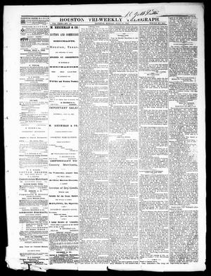 Primary view of object titled 'Houston Tri-Weekly Telegraph (Houston, Tex.), Vol. 31, No. 49, Ed. 1 Monday, July 17, 1865'.
