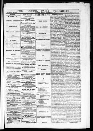 Primary view of object titled 'Houston Tri-Weekly Telegraph (Houston, Tex.), Vol. 31, No. 120, Ed. 1 Monday, December 11, 1865'.