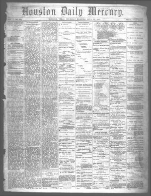 Primary view of object titled 'Houston Daily Mercury (Houston, Tex.), Vol. 5, No. 269, Ed. 1 Thursday, July 17, 1873'.