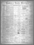 Primary view of Houston Daily Mercury (Houston, Tex.), Vol. 5, No. 296, Ed. 1 Tuesday, August 19, 1873
