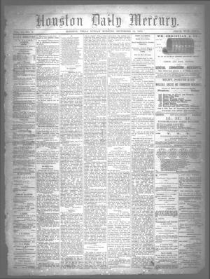 Primary view of object titled 'Houston Daily Mercury (Houston, Tex.), Vol. 6, No. 8, Ed. 1 Sunday, September 14, 1873'.