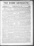 Thumbnail image of item number 1 in: 'The Home Advocate. (Jefferson, Tex.), Vol. 1, No. 19, Ed. 1 Friday, May 28, 1869'.