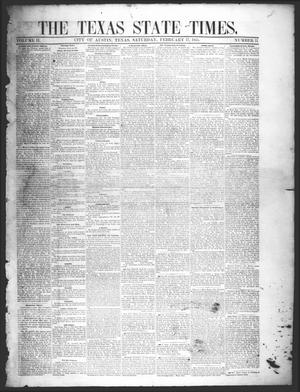 Primary view of object titled 'The Texas State Times (Austin, Tex.), Vol. 2, No. 11, Ed. 1 Saturday, February 17, 1855'.