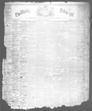 Primary view of object titled 'The Weekly Telegraph (Houston, Tex.), Vol. 27, No. 1, Ed. 1 Tuesday, March 19, 1861'.