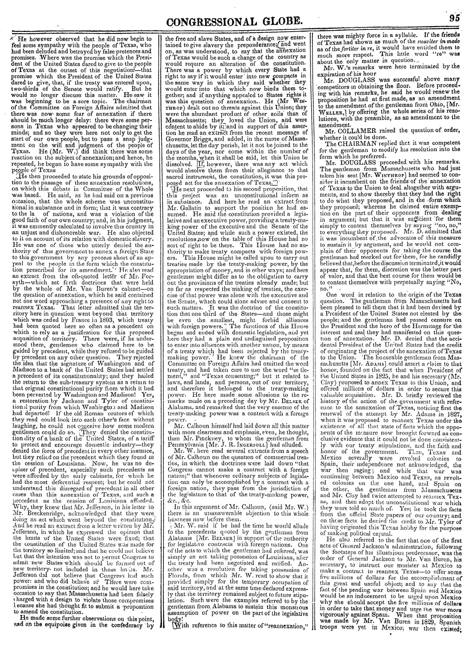 The Congressional Globe, Volume 14: Twenty-Eighth Congress, Second Session
                                                
                                                    95
                                                