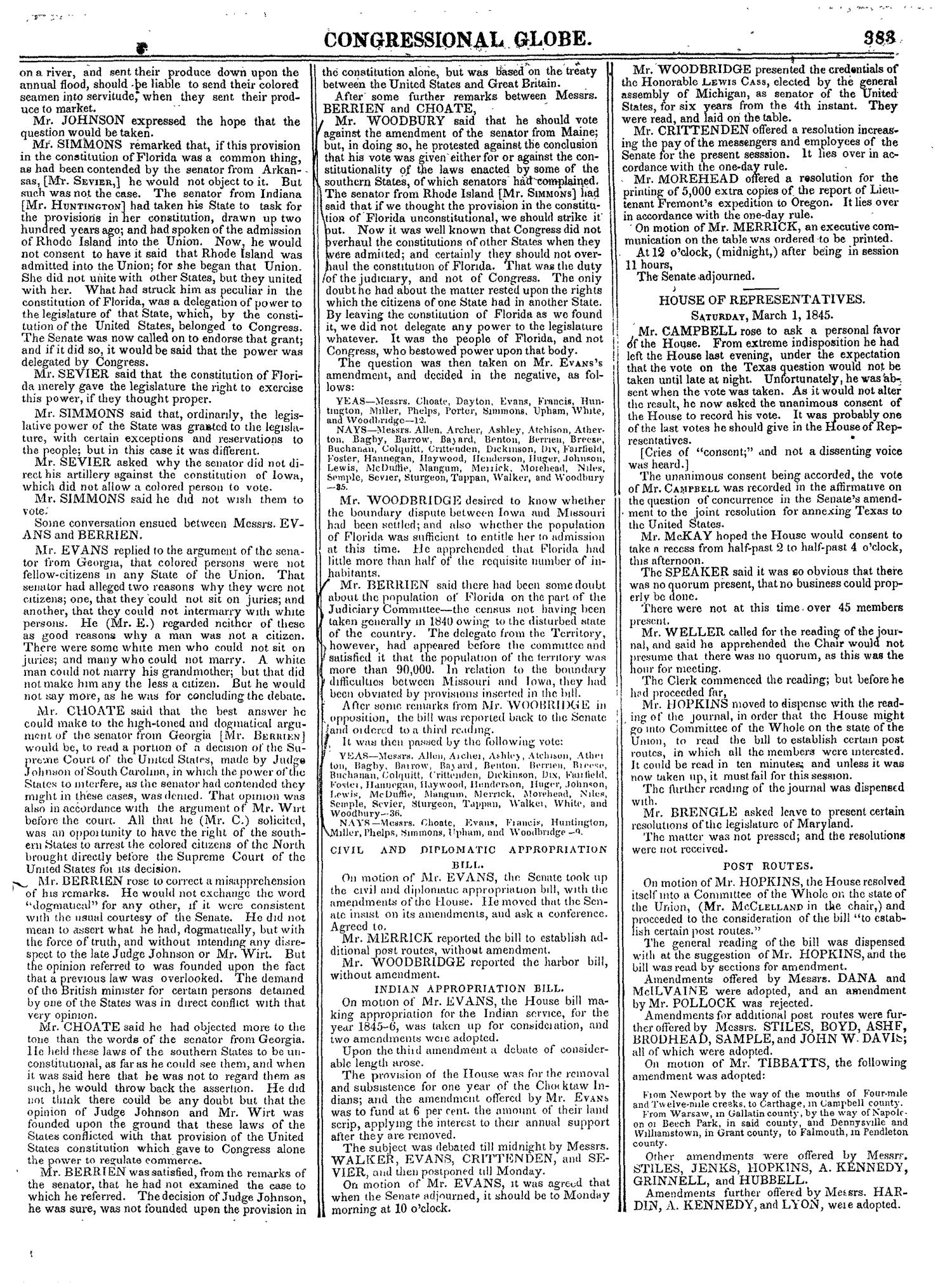 The Congressional Globe, Volume 14: Twenty-Eighth Congress, Second Session
                                                
                                                    383
                                                