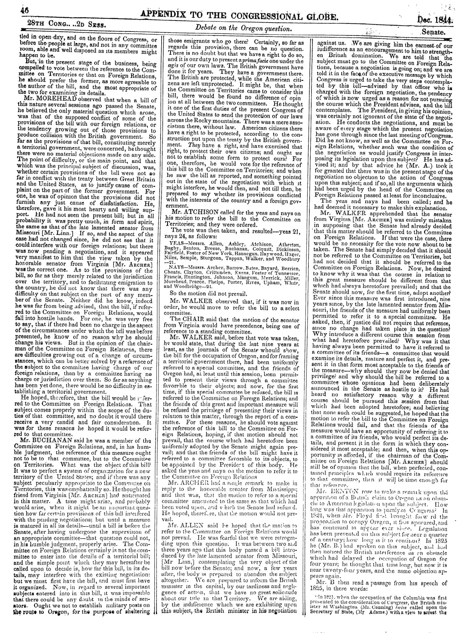 The Congressional Globe, Volume 14: Twenty-Eighth Congress, Second Session
                                                
                                                    46
                                                