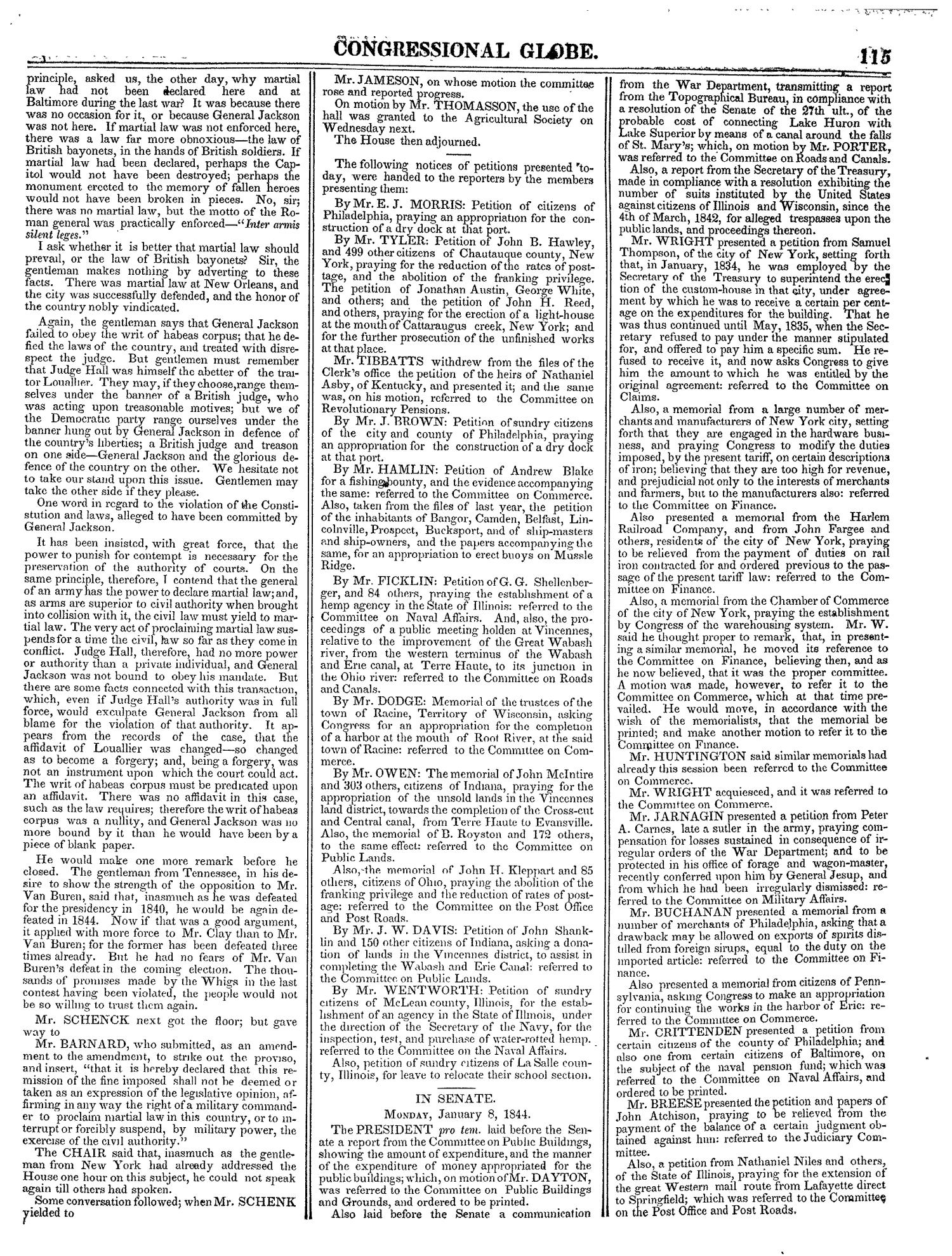 The Congressional Globe, Volume 13, Part 1: Twenty-Eighth Congress, First Session
                                                
                                                    115
                                                