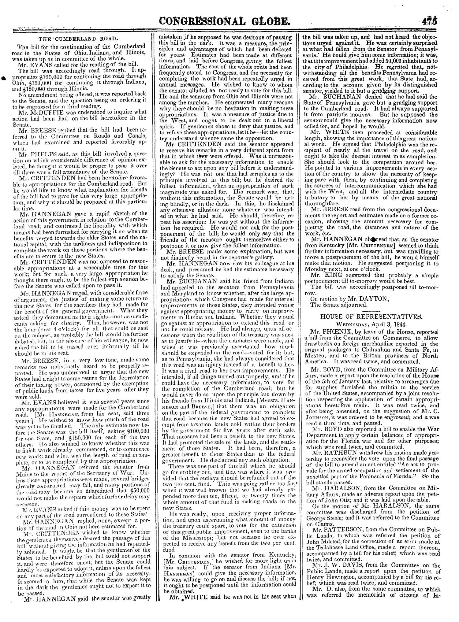 The Congressional Globe, Volume 13, Part 1: Twenty-Eighth Congress, First Session
                                                
                                                    475
                                                