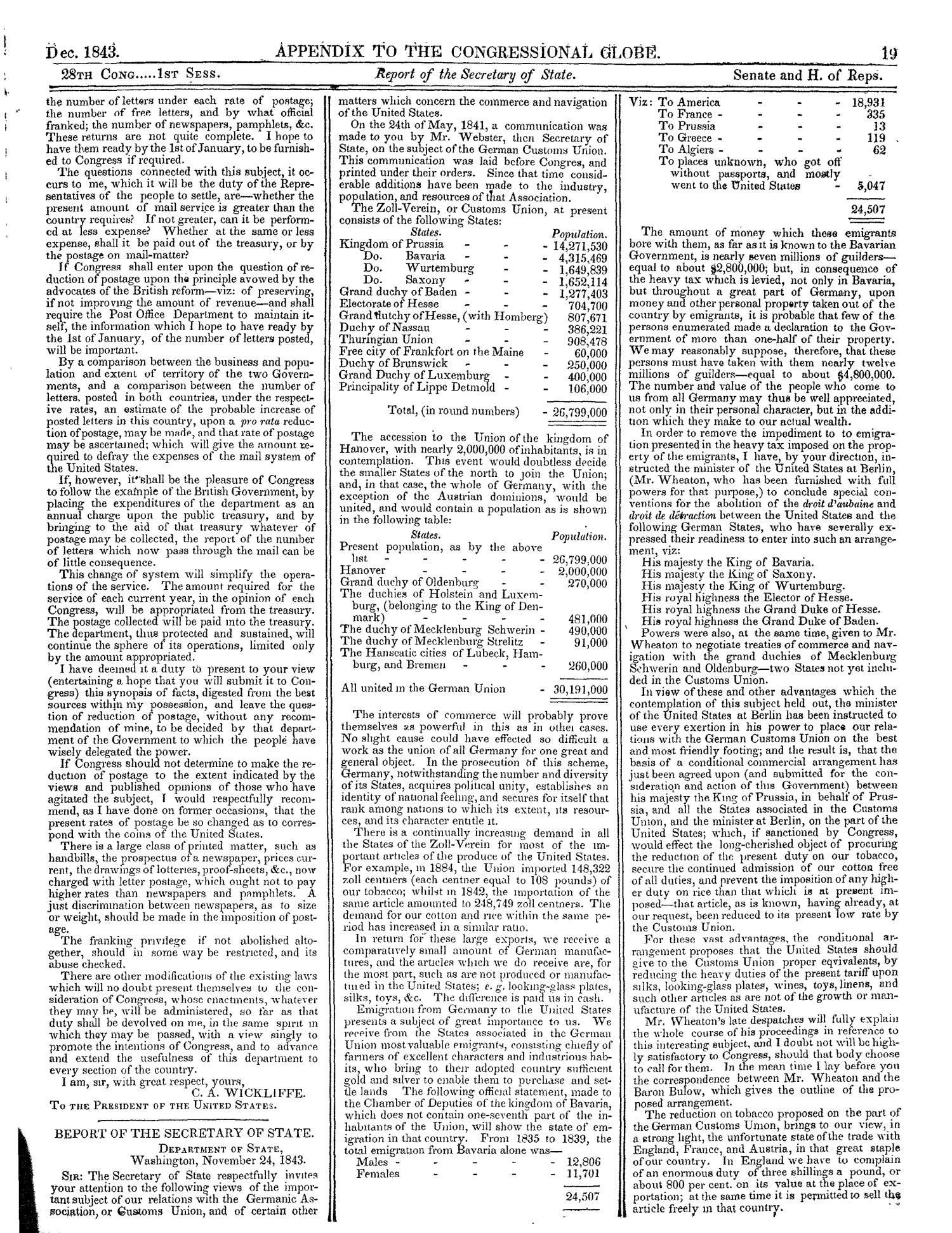 The Congressional Globe, Volume 13, Part 2: Twenty-Eighth Congress, First Session
                                                
                                                    19
                                                