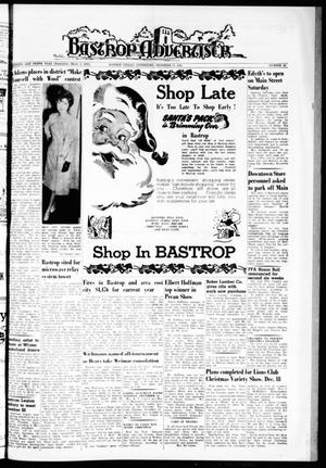 Primary view of object titled 'Bastrop Advertiser (Bastrop, Tex.), Vol. 110, No. 42, Ed. 1 Thursday, December 13, 1962'.