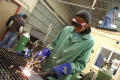 Photograph: [Student learns to weld]