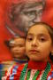 Primary view of [Student member of a folk dance troupe at Cesar Chavez School]